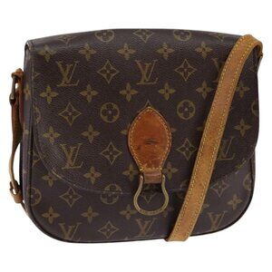 Authentic LOUIS VUITTON Monogram Saint Cloud GM Shoulder Bag M51242 LV